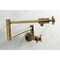 Kingston Brass KS4103DX Wall Mount Pot Filler, Antique Brass KS4103DX - alternate 4